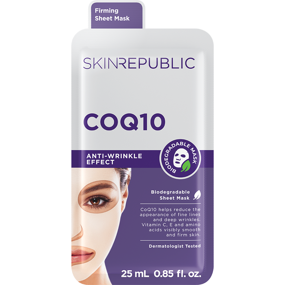 Hydrating CoQ10 Biodegradable Face Mask