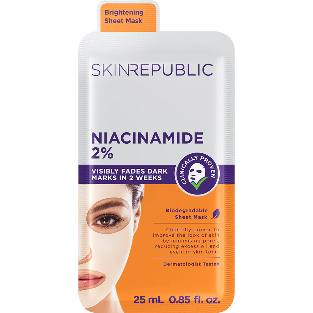 Brightening Niacinamide 2% Face Mask