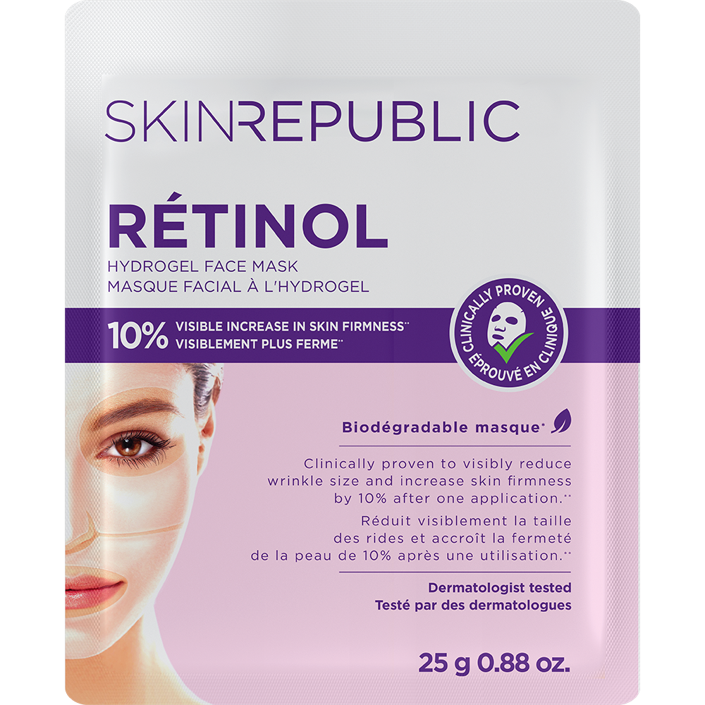 Age Defying Retinol Hydrogel Biodegradable Face Mask