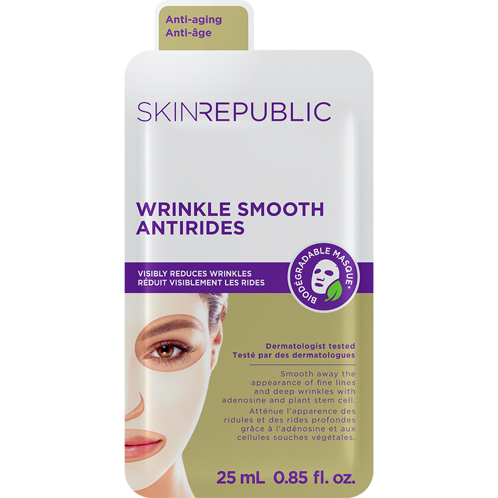 Anti-Aging Wrinkle Smooth Complete & Adenosine Biodegradable Face Mask