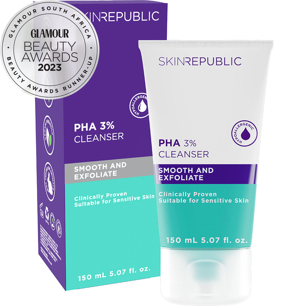 Smoothing &amp; Expholiating PHA 3% Cleanser