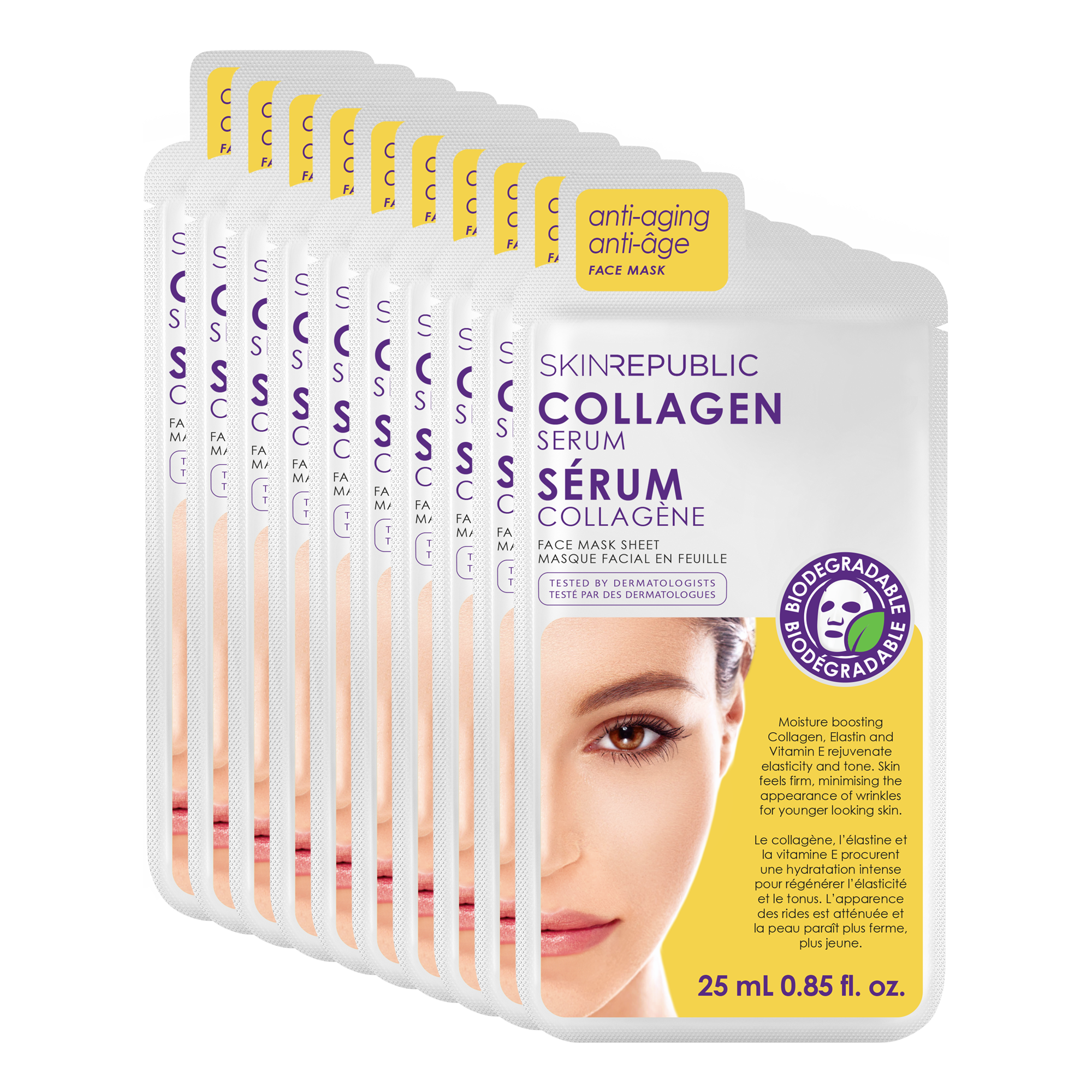 Collagen Infusion Face Mask Sheet - 10 Pack
